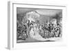 Eglinton Tournament-Edward Corbould-Framed Art Print