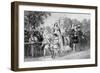 Eglinton Tournament-Edward Corbould-Framed Art Print