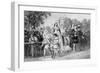 Eglinton Tournament-Edward Corbould-Framed Art Print