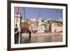 Eglise and Passerelle St. Georges over the River Saone-Julian Elliott-Framed Photographic Print