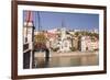 Eglise and Passerelle St. Georges over the River Saone-Julian Elliott-Framed Photographic Print