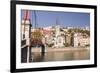 Eglise and Passerelle St. Georges over the River Saone-Julian Elliott-Framed Photographic Print