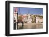 Eglise and Passerelle St. Georges over the River Saone-Julian Elliott-Framed Photographic Print