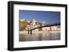 Eglise and Passerelle St. Georges over the River Saone-Julian Elliott-Framed Photographic Print