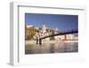 Eglise and Passerelle St. Georges over the River Saone-Julian Elliott-Framed Photographic Print