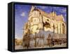 Eglise de Moret, temps de gelée-Alfred Sisley-Framed Stretched Canvas