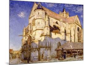 Eglise de Moret, temps de gelée-Alfred Sisley-Mounted Giclee Print