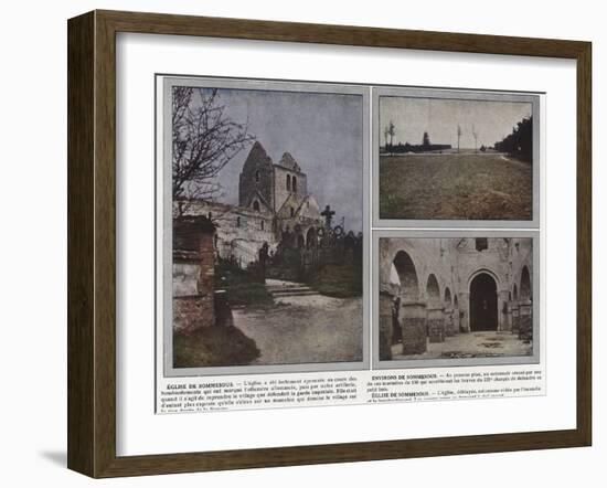 Eglise De Sommesous, Environs De Sommesous, Eglise De Sommesous-Jules Gervais-Courtellemont-Framed Premium Photographic Print