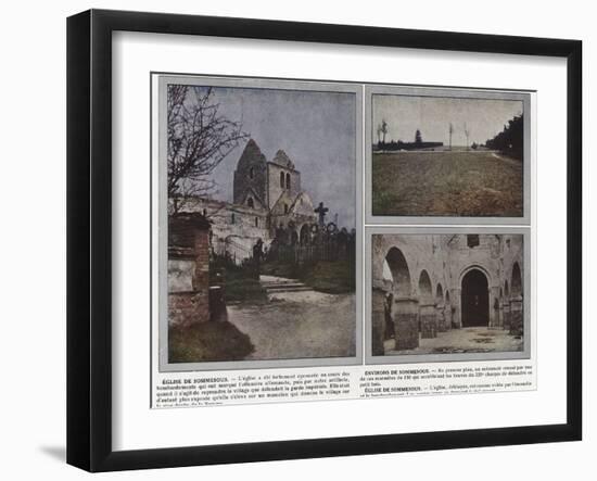 Eglise De Sommesous, Environs De Sommesous, Eglise De Sommesous-Jules Gervais-Courtellemont-Framed Premium Photographic Print