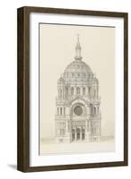 Eglise Saint-Augustin (Paris): Main Facade Elevation-Victor Baltard-Framed Giclee Print