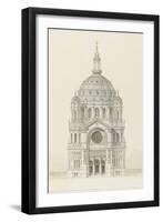 Eglise Saint-Augustin (Paris): Main Facade Elevation-Victor Baltard-Framed Giclee Print