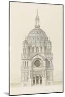 Eglise Saint-Augustin (Paris): Main Facade Elevation-Victor Baltard-Mounted Giclee Print