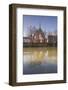 Eglise Sainte Radegonde Reflected in the River Vienne-Julian Elliott-Framed Photographic Print