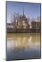 Eglise Sainte Radegonde Reflected in the River Vienne-Julian Elliott-Mounted Photographic Print