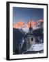 Eglise St. Michel, French Alps, Chamonix, France-Walter Bibikow-Framed Photographic Print