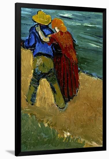 Eglogue En Provence - Un Couple D'Amoureux, 1888-Vincent van Gogh-Framed Giclee Print