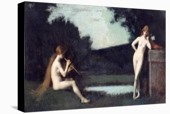 Eglogue-Jean-Jacques Henner-Stretched Canvas