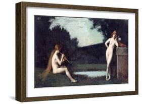 Eglogue-Jean-Jacques Henner-Framed Giclee Print