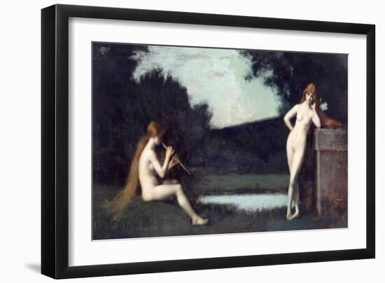 Eglogue-Jean-Jacques Henner-Framed Giclee Print