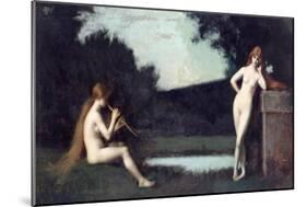Eglogue-Jean-Jacques Henner-Mounted Giclee Print