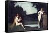 Eglogue-Jean-Jacques Henner-Framed Stretched Canvas