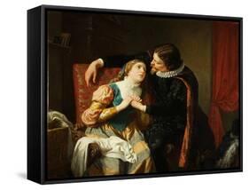 Egmont and Klärchen, 1866-Julius von Blaas-Framed Stretched Canvas