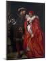 Ego Et Rex Meus, 1888; King Henry VIII and Cardinal Wolsey-John Gilbert-Mounted Giclee Print