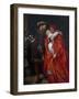 Ego Et Rex Meus, 1888; King Henry VIII and Cardinal Wolsey-John Gilbert-Framed Giclee Print