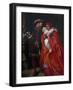 Ego Et Rex Meus, 1888; King Henry VIII and Cardinal Wolsey-John Gilbert-Framed Giclee Print
