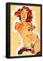 Egon Schiele Female Act Art Print Poster-null-Framed Poster