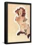Egon Schiele (Female Nude) Art Poster Print-null-Framed Poster
