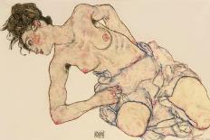 Kauernde-Egon Schiele-Stretched Canvas