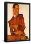 Egon Schiele Portrait of Arthur Rossler Art Print Poster-null-Framed Poster