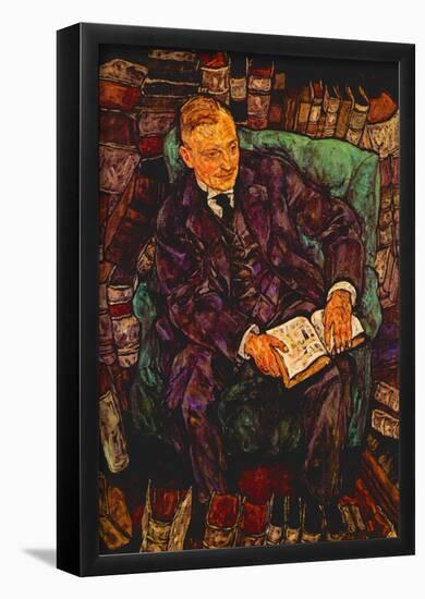 Egon Schiele Portrait of Hugo Koller Art Print Poster-null-Framed Poster