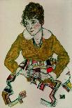 Seated Woman, Back View, 1917-Egon Schiele-Giclee Print