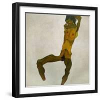 Egon Schiele, Self-Portrait, Nude-Egon Schiele-Framed Giclee Print