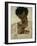 Egon Schiele, Self-Portrait with Bent Head, Study for Eremiten (Hermits)-Egon Schiele-Framed Giclee Print