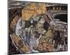 Egon Schiele (The houses arc or island city) Art Poster Print-null-Mounted Poster