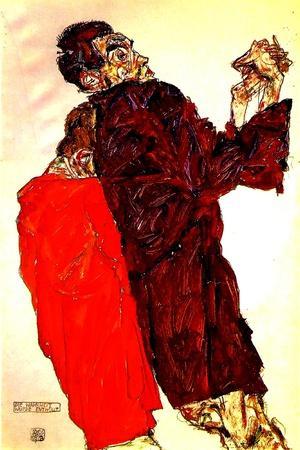 Famous artists art prints. Giclee Print Poster Portrait of Gerti Schiele Egon Schiele 1909