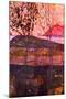 Egon Schiele Underground Sun-null-Mounted Art Print