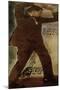 Egon Schiele with Raised Arms, 1914-Egon Schiele-Mounted Giclee Print