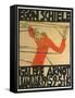 Egon Shiele For Galerie Arnot-Egon Schiele-Framed Stretched Canvas