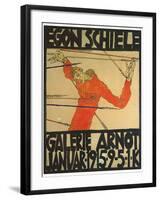 Egon Shiele For Galerie Arnot-Egon Schiele-Framed Art Print