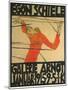 Egon Shiele For Galerie Arnot-Egon Schiele-Mounted Art Print