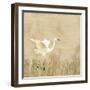 Egret Alighting I Neutral-Kathrine Lovell-Framed Art Print