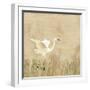 Egret Alighting I Neutral-Kathrine Lovell-Framed Art Print