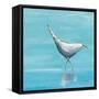 Egret I Bright-Phyllis Adams-Framed Stretched Canvas