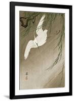 Egret in Storm-Koson Ohara-Framed Giclee Print