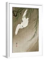 Egret in Storm-Koson Ohara-Framed Giclee Print