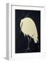 Egret in the Rain, 1925-1936-Ohara Koson-Framed Art Print